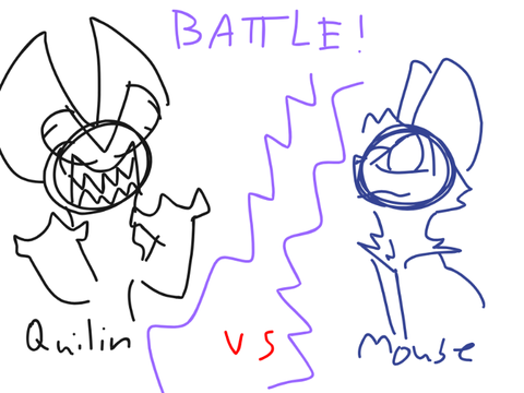 Quilin vs Mouse