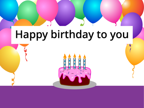 happy birthday!