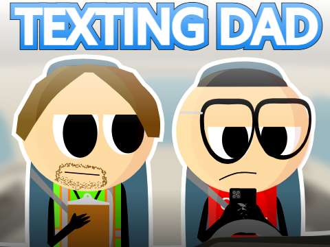 Texting Dad #Animation