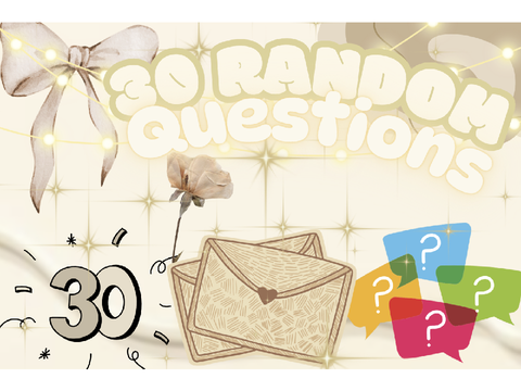 30 Random Questions remix
