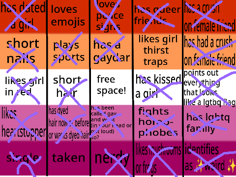 LESBIAN BINGO!!✨ remix