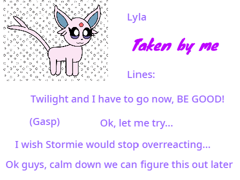 Lyla's lines
