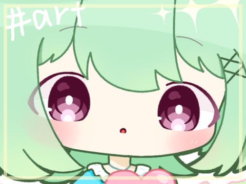 【#art】ハートをぎゅっと！