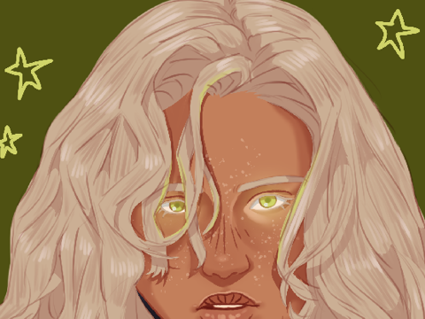 glowing green-digital art.16