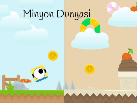 Minyon Dunyasi Basit Platform Oyunu