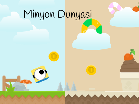 Minyon Dunyasi Basit Platform Oyunu BOS