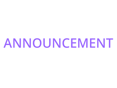 Announcement