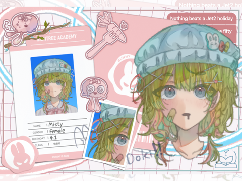 New oc-Misty (:]彡