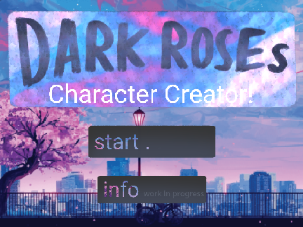 CHARACTER CREATOR!! - WIP