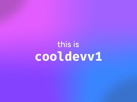 This is Cooldevv1.