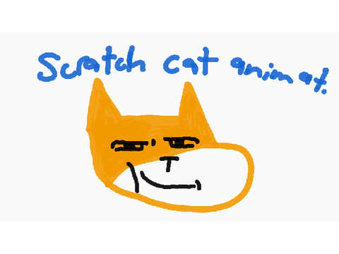 Scratch cat animation