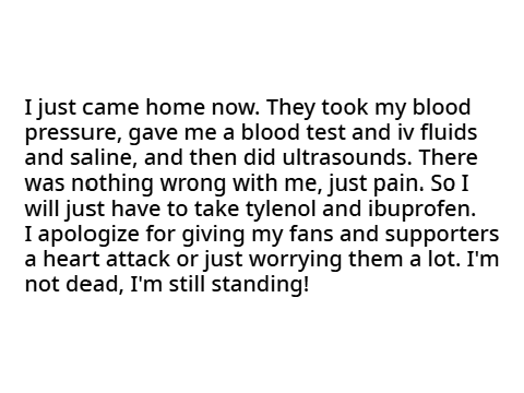 I'm still standing!