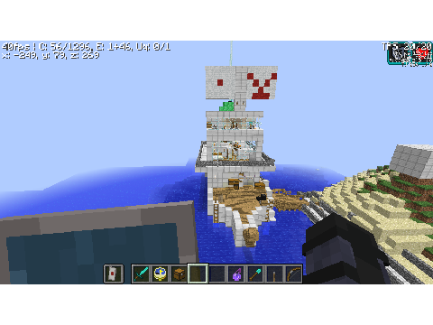 Minecraft 船