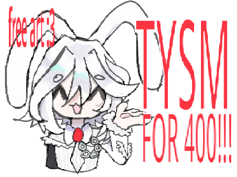 CLOSED!! // drawing ur ocs!!! ⚔️ cause i hit FOUR HUNDERD??