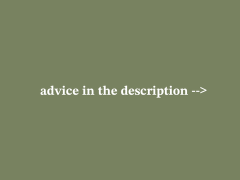 Elementary advice! remix