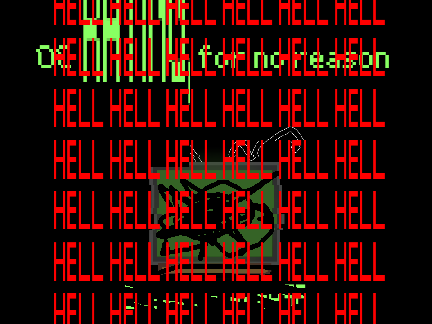 nothing will save you. this is your eternal prison.