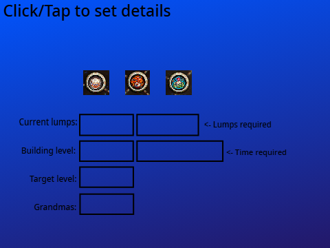 Cookie Clicker building level-up calculator
