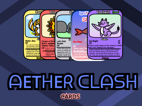 Aether Clash - cards - (BLOCKBIT and BYTES)