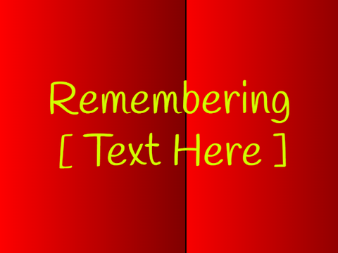 Remembering, Template