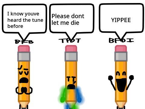 charlies inferno Pencil BFDI