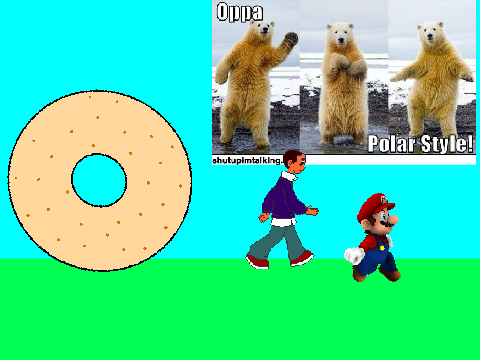 add your self running from bagle! 