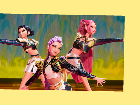 pics of K-pop Demon hunters