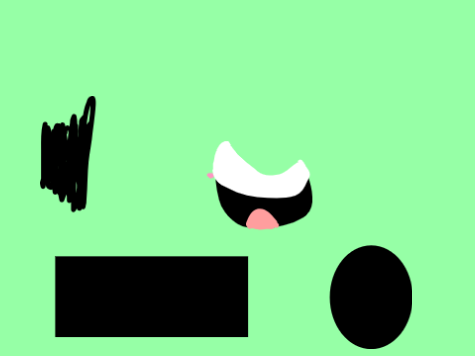 eye, mouth, and hair template