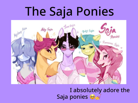 SAJA PONIES remix