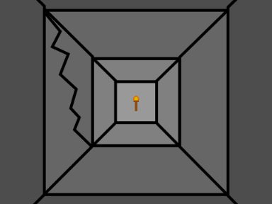 3d dungeon with a finite state machine