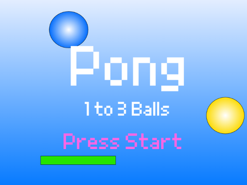 Pong- 1 to 3 Balls!