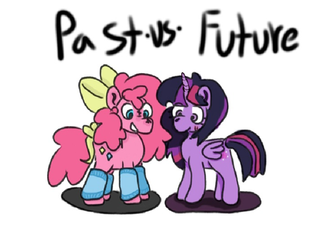 Twilight Sparkle and Pinkie Pie art!