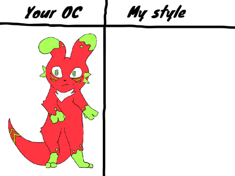 Your OC in my style! remix