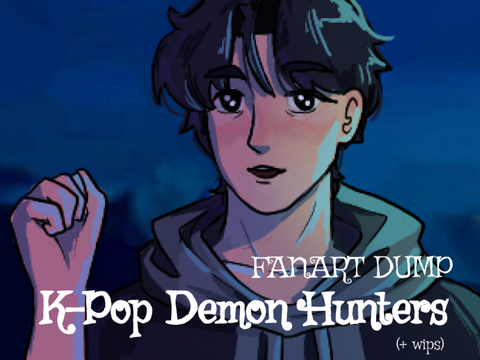K-pop Demon Hunters fanart dump || #art