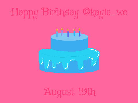 Happy B'day @kayla_wo!