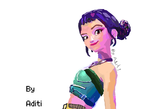 Zoey ART! #Demon Huntrixs # Zoey# ART#Aditi