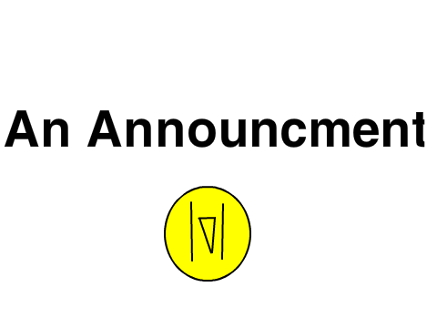 Announcement