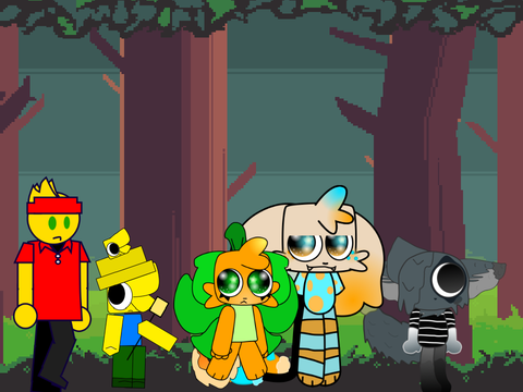 ay walking with blot in the forest (3)