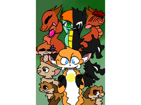 The Fox with dragon’s official poster!!
