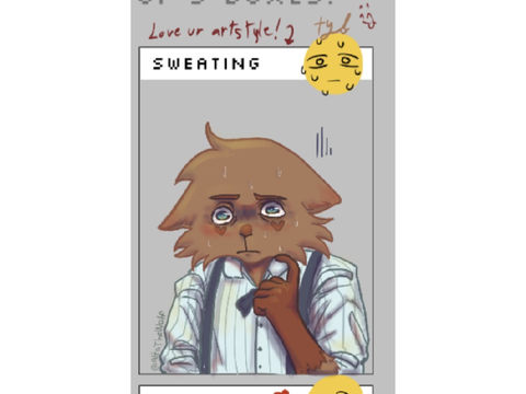 Sweating × Art