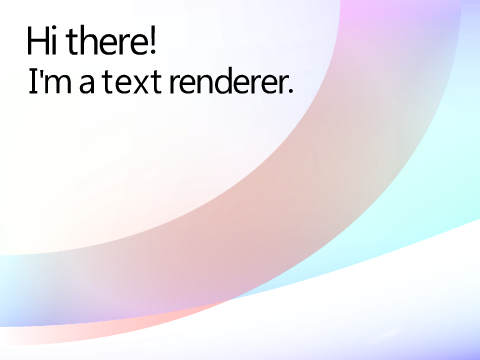 Vector Text Renderer