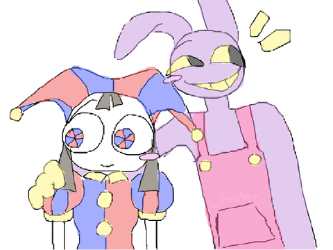 Jax and Pomni art :3 (SPOILERS!)