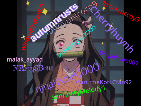 ♥ Sign if you love Nezuko!! ❤️❤️❤️ remix remix remix remix