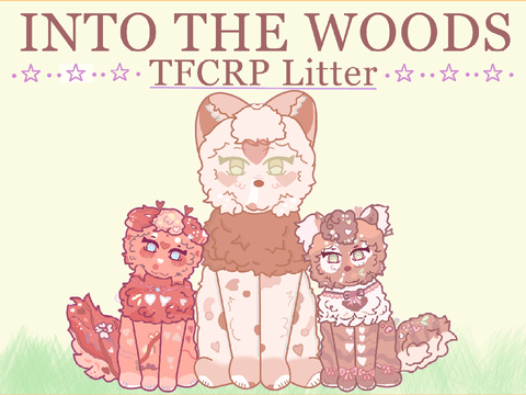 .⋆ ౨ৎ ˚ into the woods... ꕀ open tfcrp litter ✩