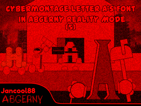 TLS x Abgerny - Cybermontage Letter A's Font in Abgerny Reality Mode (5)