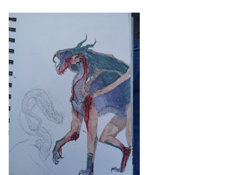 Unfinished Sketchbook pagw