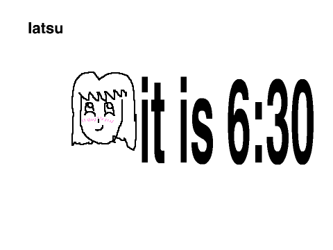 Collab with latsu part one