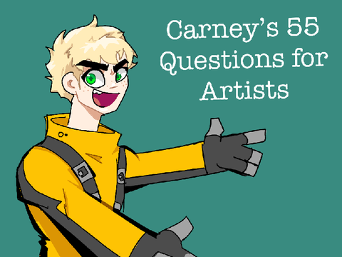 Carney’s 55 Questions for Artists remix