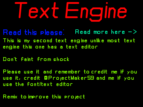 Text Engine 2 [1.0] (TEST)