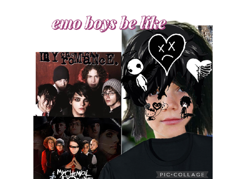 Emo boys be like