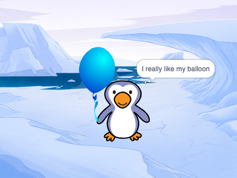 penguin balloon